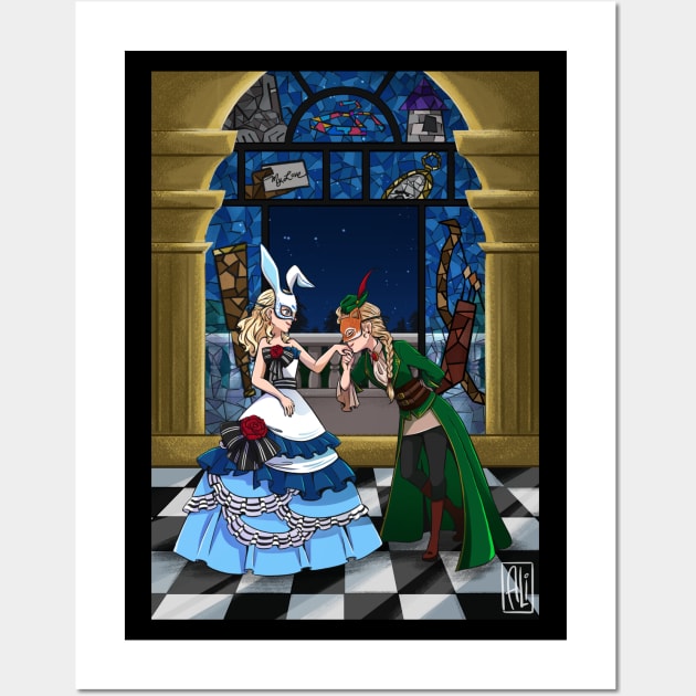 Alice & Robin (Bright ver.) Wall Art by artsy_alice